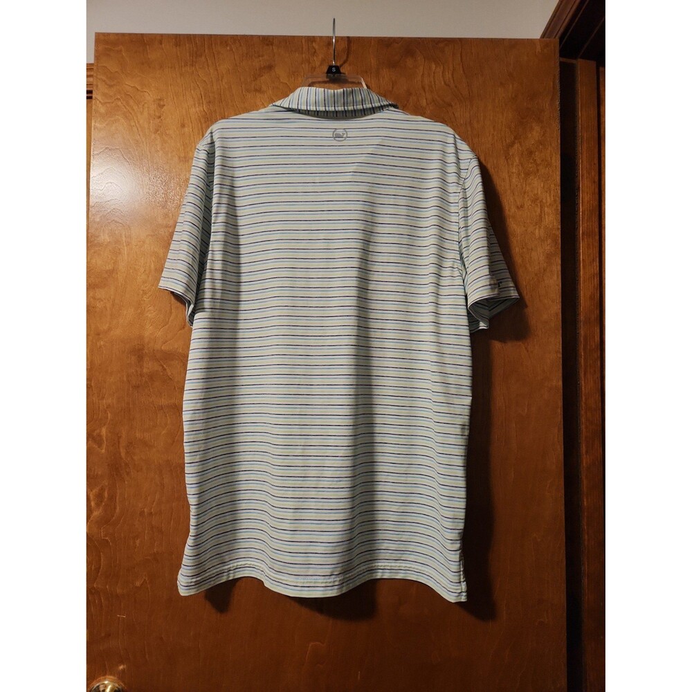 Vineyard Vines Men's Tri-Color Bradley Stripe Sankaty Polo size L - Picture 5 of 9